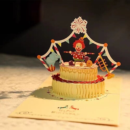1pcs Birthday Printing Cake 3D Pop-Up Cards Congratulations Cards for Gift Decoration Party with Envelope 6.256.25 inch Paper
1pcs Birthday Printing Cake 3D Pop-Up Cards Congratulations Cards for Gift Decoration Party with Envelope 6.256.25 inch Paper