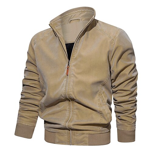 Men's Bomber Jacket Winter Jacket Winter Coat Casual Jacket Windproof Warm Street Daily Holiday Zipper Stand Collar Traditional / Vintage Casual Casual Daily Jacket Outerwear Pure Color Pocket Black
Men's Bomber Jacket Winter Jacket Winter Coat Casual Jacket Windproof Warm Street Daily Holiday Zipper Stand Collar Traditional / Vintage Casual Casual Daily Jacket Outerwear Pure Color Pocket Black