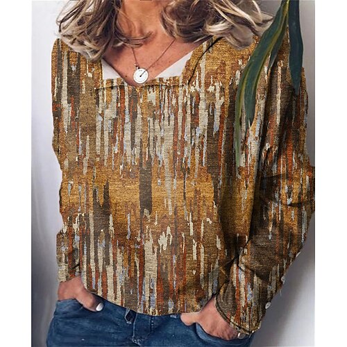 Women's Plus Size Tops Blouse Shirt Graphic Print Long Sleeve V Neck Streetwear Daily Vacation Polyester Fall Spring Gray Yellow
Women's Plus Size Tops Blouse Shirt Graphic Print Long Sleeve V Neck Streetwear Daily Vacation Polyester Fall Spring Gray Yellow