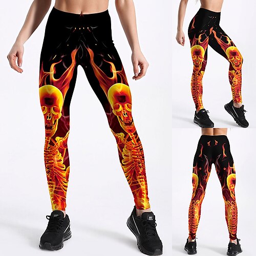 Women's Yoga Pants Tummy Control Butt Lift High Waist Yoga Fitness Gym Workout Leggings Bottoms Skull Red / black White / Black Black with White Sports Activewear High Elasticity Skinny / Athletic
Women's Yoga Pants Tummy Control Butt Lift High Waist Yoga Fitness Gym Workout Leggings Bottoms Skull Red / black White / Black Black with White Sports Activewear High Elasticity Skinny / Athletic