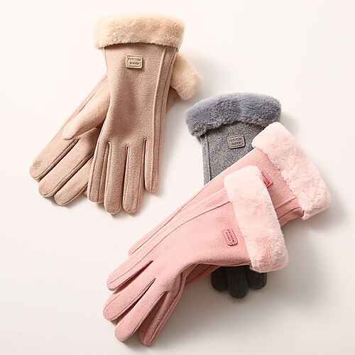 Women's Touchscreen Gloves Warm Winter Gloves Gift Daily Solid / Plain Color Acrylic Fibers Simple 1 Pair
Women's Touchscreen Gloves Warm Winter Gloves Gift Daily Solid / Plain Color Acrylic Fibers Simple 1 Pair