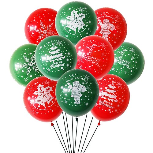 100 PCS Christmas Tree Reindeer Santa Claus Balloon for Gift Decoration Party 12 inch Emulsion
100 PCS Christmas Tree Reindeer Santa Claus Balloon for Gift Decoration Party 12 inch Emulsion