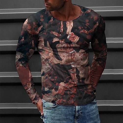 Men's T shirt Tee Tee Graphic Round Neck Black and Red Long Sleeve 3D Print Casual Daily Print Tops Fashion Designer Comfortable Big and Tall
Men's T shirt Tee Tee Graphic Round Neck Black and Red Long Sleeve 3D Print Casual Daily Print Tops Fashion Designer Comfortable Big and Tall