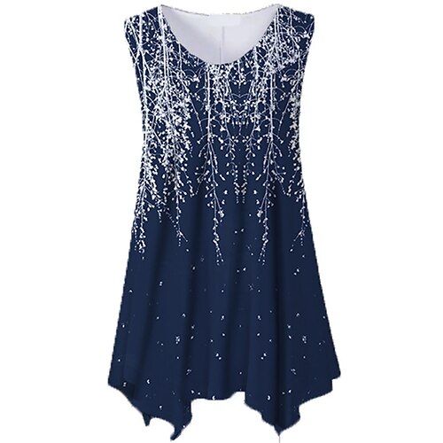 Women's Plus Size Curve Tops Tank Top Graphic Patterned Print Sleeveless Crewneck Streetwear Daily Holiday Cotton Spandex Jersey Spring Summer Navy Blue
Women's Plus Size Curve Tops Tank Top Graphic Patterned Print Sleeveless Crewneck Streetwear Daily Holiday Cotton Spandex Jersey Spring Summer Navy Blue