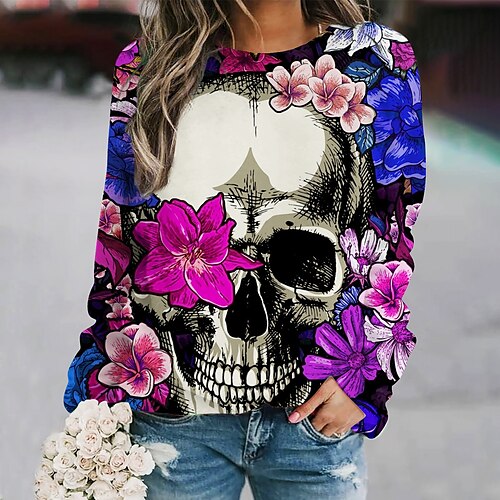 Women's Hoodie Sweatshirt Skull Graphic 3D Print Daily 3D Print Basic Casual Hoodies Sweatshirts
Women's Hoodie Sweatshirt Skull Graphic 3D Print Daily 3D Print Basic Casual Hoodies Sweatshirts