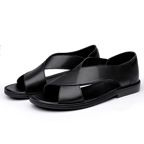 Men's Sandals Loafers Slip-Ons Casual Classic Daily Office Career PU White Black Spring Summer
Men's Sandals Loafers Slip-Ons Casual Classic Daily Office Career PU White Black Spring Summer