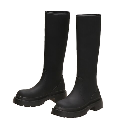 Women's Boots Motorcycle Boots Mid Calf Boots Flat Heel Round Toe Luxurious Casual Vintage Daily Work Walking Shoes PU Leather Loafer Fall Winter Solid Colored Black Gray
Women's Boots Motorcycle Boots Mid Calf Boots Flat Heel Round Toe Luxurious Casual Vintage Daily Work Walking Shoes PU Leather Loafer Fall Winter Solid Colored Black Gray