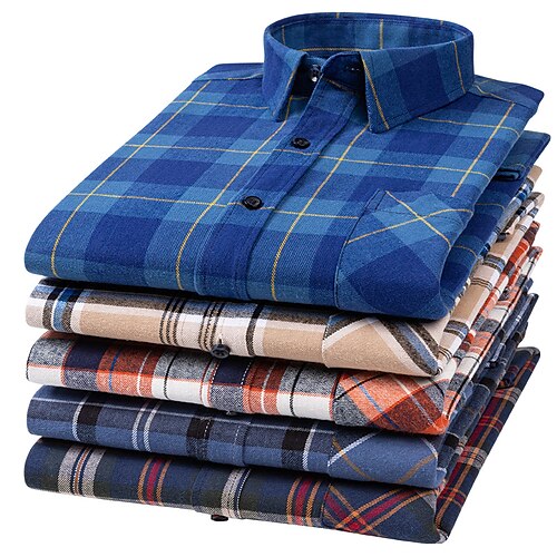 Men's Shirt Other Prints Plaid Lattice Square Neck Casual Daily collared shirts Long Sleeve Tops Designer A B C
Men's Shirt Other Prints Plaid Lattice Square Neck Casual Daily collared shirts Long Sleeve Tops Designer A B C