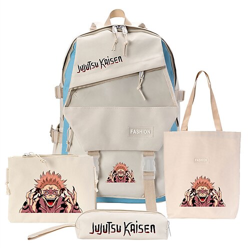 Spell Back to the War Schoolbag Backpack Large-capacity Four-piece Backpack Student Casual Pencil Bag Change Canvas Bag
Spell Back to the War Schoolbag Backpack Large-capacity Four-piece Backpack Student Casual Pencil Bag Change Canvas Bag