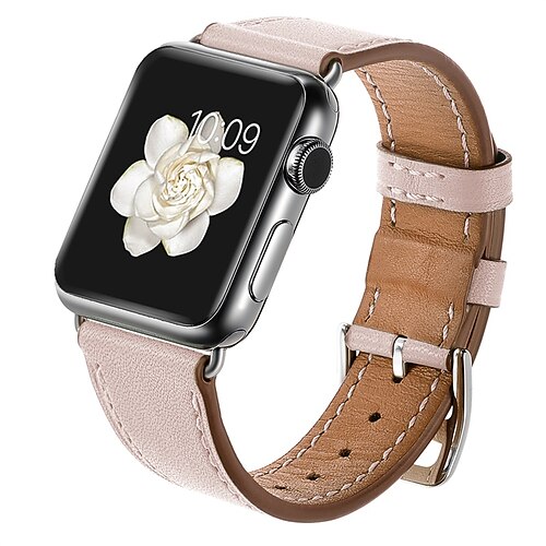 1PC Smart Watch Band Compatible with Apple iWatch 38/40/41mm 42/44/45mm Genuine Leather Luxury Adjustable Breathable Leather Loop for iWatch Smartwatch Strap Wristband for Series 7 / SE / 6/5/4/3/2/1
1PC Smart Watch Band Compatible with Apple iWatch 38/40/41mm 42/44/45mm Genuine Leather Luxury Adjustable Breathable Leather Loop for iWatch Smartwatch Strap Wristband for Series 7 / SE / 6/5/4/3/2/1