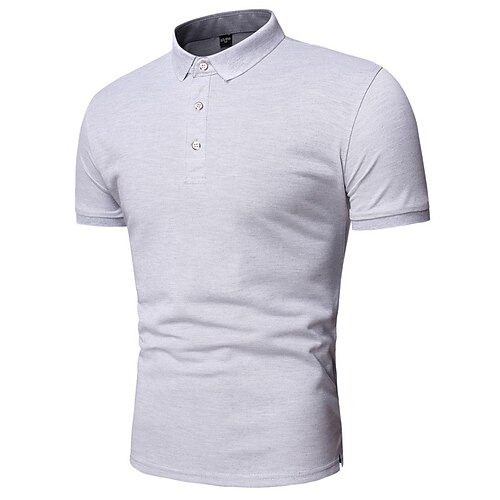 Men's Collar Polo Shirt Golf Shirt Solid Color Standing Collar Gray Daily Short Sleeve Clothing Apparel Casual
Men's Collar Polo Shirt Golf Shirt Solid Color Standing Collar Gray Daily Short Sleeve Clothing Apparel Casual