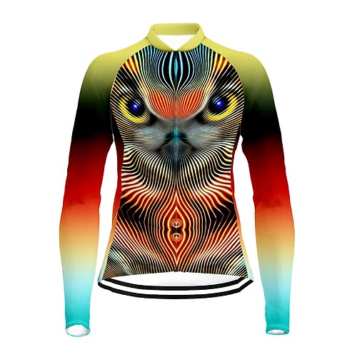 21Grams Women's Cycling Jersey Long Sleeve Bike Top with 3 Rear Pockets Mountain Bike MTB Road Bike Cycling Breathable Quick Dry Moisture Wicking Reflective Strips Green Animal Polyester Spandex
21Grams Women's Cycling Jersey Long Sleeve Bike Top with 3 Rear Pockets Mountain Bike MTB Road Bike Cycling Breathable Quick Dry Moisture Wicking Reflective Strips Green Animal Polyester Spandex