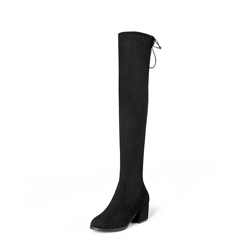 Mujer Botas Botas con cordones Diario Botas por encima de la rodilla Invierno Tacón Cuadrado Dedo redondo Clásico Cuero Nobuck Cordones Color sólido Negro Beige
Mujer Botas Botas con cordones Diario Botas por encima de la rodilla Invierno Tacón Cuadrado Dedo redondo Clásico Cuero Nobuck Cordones Color sólido Negro Beige
