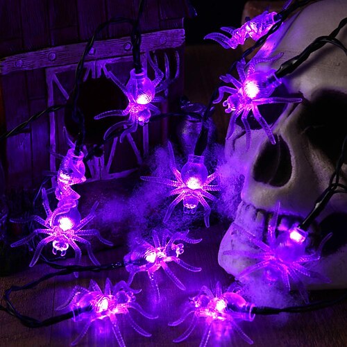 Halloween Decoration Spider Lights Purple Battery Operated 3M 20Leds Halloween String Lights for Halloween Party Decor Halloween Decoration Halloween Lighting House Garden Yard
Halloween Decoration Spider Lights Purple Battery Operated 3M 20Leds Halloween String Lights for Halloween Party Decor Halloween Decoration Halloween Lighting House Garden Yard