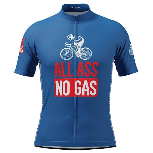 21Grams Men's Cycling Jersey Short Sleeve Bike Top with 3 Rear Pockets Mountain Bike MTB Road Bike Cycling Breathable Quick Dry Moisture Wicking Reflective Strips Black Blue Graphic Polyester Spandex
21Grams Men's Cycling Jersey Short Sleeve Bike Top with 3 Rear Pockets Mountain Bike MTB Road Bike Cycling Breathable Quick Dry Moisture Wicking Reflective Strips Black Blue Graphic Polyester Spandex