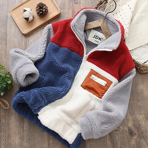 Kids Boys Coat Outerwear Color Block Long Sleeve Pocket Coat Daily Cotton Active Cool White Winter Fall 3-12 Years
Kids Boys Coat Outerwear Color Block Long Sleeve Pocket Coat Daily Cotton Active Cool White Winter Fall 3-12 Years