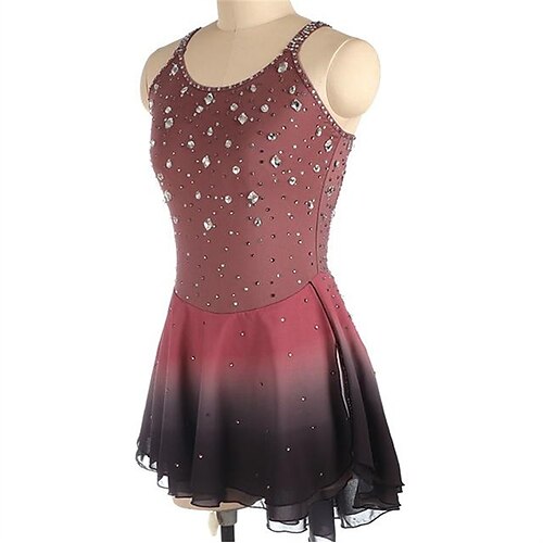 Figure Skating Dress Women's Girls' Ice Skating Dress Black Red Open Back High Elasticity Training Competition Skating Wear Crystal / Rhinestone Sleeveless Ice Skating Figure Skating / Winter
Figure Skating Dress Women's Girls' Ice Skating Dress Black Red Open Back High Elasticity Training Competition Skating Wear Crystal / Rhinestone Sleeveless Ice Skating Figure Skating / Winter