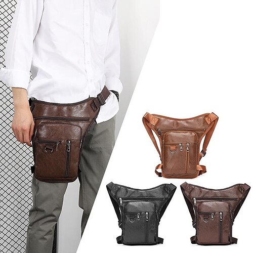 Men's Unisex Messenger Bag Sling Shoulder Bag PU Leather Zipper Solid Color Daily Going out dark brown Black Brown
Men's Unisex Messenger Bag Sling Shoulder Bag PU Leather Zipper Solid Color Daily Going out dark brown Black Brown