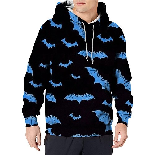 Men's Unisex Pullover Hoodie Sweatshirt Blue Hooded Graphic Prints Bat Print Daily Sports 3D Print Streetwear Casual Big and Tall Spring & Fall Clothing Apparel Hoodies Sweatshirts Long Sleeve
Men's Unisex Pullover Hoodie Sweatshirt Blue Hooded Graphic Prints Bat Print Daily Sports 3D Print Streetwear Casual Big and Tall Spring & Fall Clothing Apparel Hoodies Sweatshirts Long Sleeve