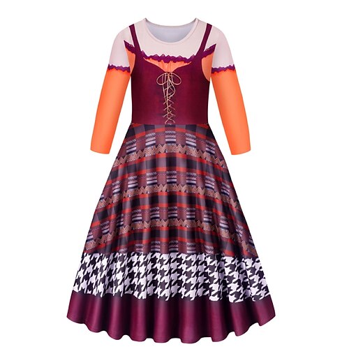 Kids Little Girls' Dress Patchwork A Line Dress Special Occasion Performance Green Purple Red Beautiful Cute Dresses Halloween Fall Winter 3-10 Years
Kids Little Girls' Dress Patchwork A Line Dress Special Occasion Performance Green Purple Red Beautiful Cute Dresses Halloween Fall Winter 3-10 Years