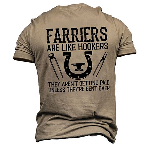 Men's Unisex T shirt Tee 3D Print Graphic Prints Letter Crew Neck Street Daily Print Short Sleeve Tops Designer Casual Big and Tall Sports Khaki / Summer / Summer
Men's Unisex T shirt Tee 3D Print Graphic Prints Letter Crew Neck Street Daily Print Short Sleeve Tops Designer Casual Big and Tall Sports Khaki / Summer / Summer