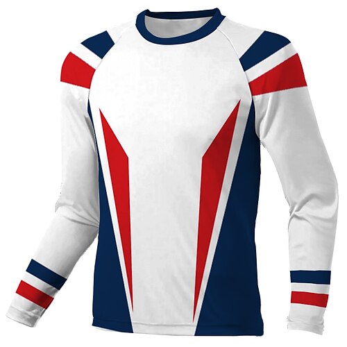 Men's Downhill Jersey Long Sleeve White Ireland Bike Breathable Quick Dry Polyester Spandex Sports Ireland Clothing Apparel / Stretchy
Men's Downhill Jersey Long Sleeve White Ireland Bike Breathable Quick Dry Polyester Spandex Sports Ireland Clothing Apparel / Stretchy