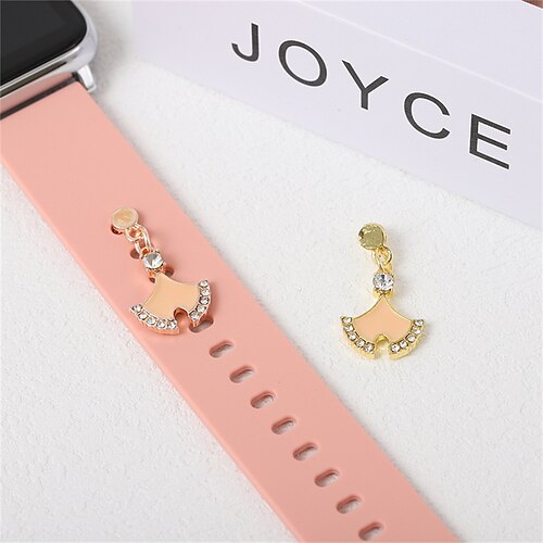 1pc Watch Band Charms Compatible with Apple iWatch Universal Rhinestone Handmade Luxury Bling Diamond Decorative Rings Loops for iWatch Smartwatch Strap Wristband for Series 7 / SE / 6/5/4/3/2/1
1pc Watch Band Charms Compatible with Apple iWatch Universal Rhinestone Handmade Luxury Bling Diamond Decorative Rings Loops for iWatch Smartwatch Strap Wristband for Series 7 / SE / 6/5/4/3/2/1