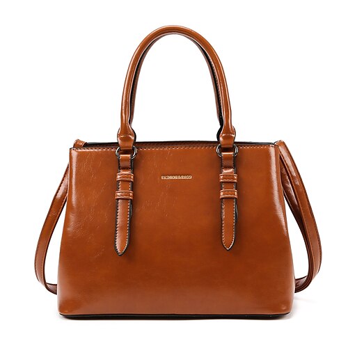 Women's Top Handle Bag PU Leather Zipper Solid Color Daily Going out Wine Black Brown Coffee
Women's Top Handle Bag PU Leather Zipper Solid Color Daily Going out Wine Black Brown Coffee