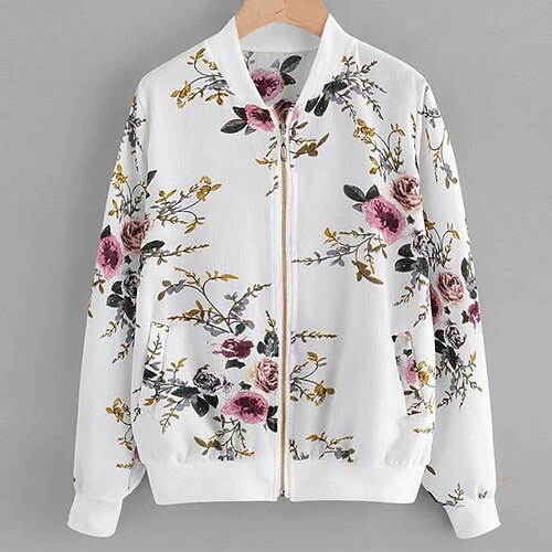 Women's Casual Jacket Outdoor Street Daily Fall Winter Regular Coat Stand Collar Regular Fit Windproof Warm Comfortable Contemporary Casual Daily Street Style Jacket Long Sleeve non-printing Floral
Women's Casual Jacket Outdoor Street Daily Fall Winter Regular Coat Stand Collar Regular Fit Windproof Warm Comfortable Contemporary Casual Daily Street Style Jacket Long Sleeve non-printing Floral