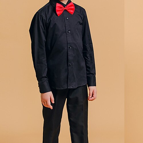 Kids Boys FormalSet Clothing Set 2 Pieces Long Sleeve Black Solid Color Formal 9 years
Kids Boys FormalSet Clothing Set 2 Pieces Long Sleeve Black Solid Color Formal 9 years