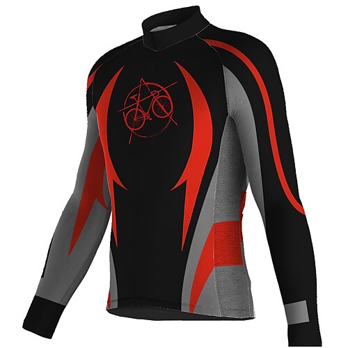 21Grams Men's Cycling Jersey Long Sleeve Bike Top with 3 Rear Pockets Mountain Bike MTB Road Bike Cycling Breathable Quick Dry Moisture Wicking Reflective Strips Green Red Geometic Polyester Spandex
21Grams Men's Cycling Jersey Long Sleeve Bike Top with 3 Rear Pockets Mountain Bike MTB Road Bike Cycling Breathable Quick Dry Moisture Wicking Reflective Strips Green Red Geometic Polyester Spandex