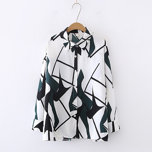 Damen Hemd Bluse Gelb Rote Grün Geometrisch Bedruckt Langarm Casual Täglich Vintage Brautkleider schlicht Hemdkragen Geometrisch S
Damen Hemd Bluse Gelb Rote Grün Geometrisch Bedruckt Langarm Casual Täglich Vintage Brautkleider schlicht Hemdkragen Geometrisch S