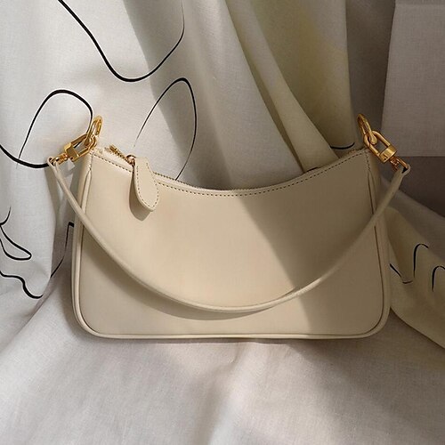 Women's Crossbody Bag Shoulder Bag PU Leather Chain Solid Color Daily White Black
Women's Crossbody Bag Shoulder Bag PU Leather Chain Solid Color Daily White Black