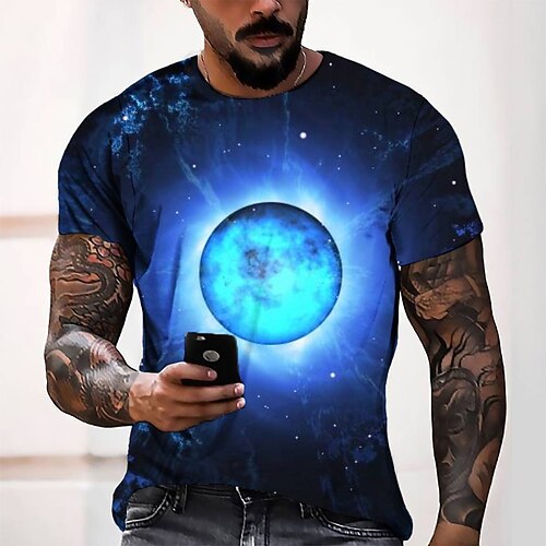 Men's T shirt Tee Tee Graphic Round Neck Green Blue Orange Red Short Sleeve 3D Print Casual Daily 3D Print Tops Fashion Cool Designer Comfortable / Summer / Summer
Men's T shirt Tee Tee Graphic Round Neck Green Blue Orange Red Short Sleeve 3D Print Casual Daily 3D Print Tops Fashion Cool Designer Comfortable / Summer / Summer