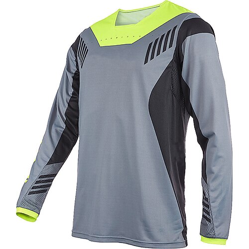21Grams Men's Downhill Jersey Long Sleeve Mountain Bike MTB Road Bike Cycling Grey Color Block Bike Jersey Breathable Quick Dry Moisture Wicking Polyester Spandex Sports Color Block Clothing Apparel
21Grams Men's Downhill Jersey Long Sleeve Mountain Bike MTB Road Bike Cycling Grey Color Block Bike Jersey Breathable Quick Dry Moisture Wicking Polyester Spandex Sports Color Block Clothing Apparel