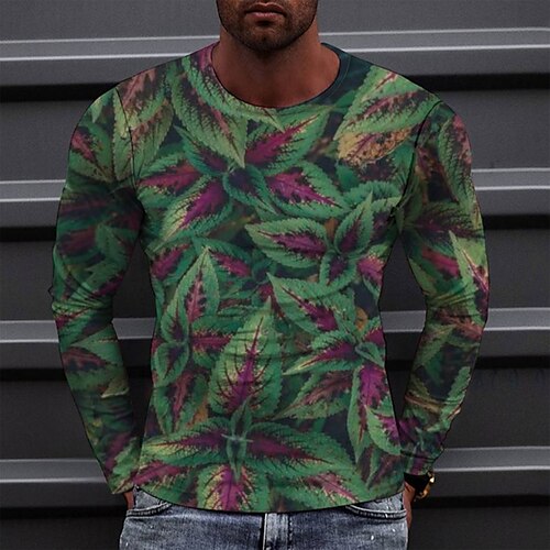 Men's T shirt Tee Tee Graphic Round Neck Green Long Sleeve 3D Print Casual Daily Print Tops Fashion Designer Comfortable Big and Tall
Men's T shirt Tee Tee Graphic Round Neck Green Long Sleeve 3D Print Casual Daily Print Tops Fashion Designer Comfortable Big and Tall