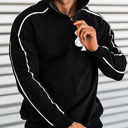 Men's Zip Hoodie Sweatshirt Pullover Graphic Patterned Poker Print Sports Outdoor Daily Sports Hot Stamping Basic Casual Hoodies Sweatshirts Black
Men's Zip Hoodie Sweatshirt Pullover Graphic Patterned Poker Print Sports Outdoor Daily Sports Hot Stamping Basic Casual Hoodies Sweatshirts Black