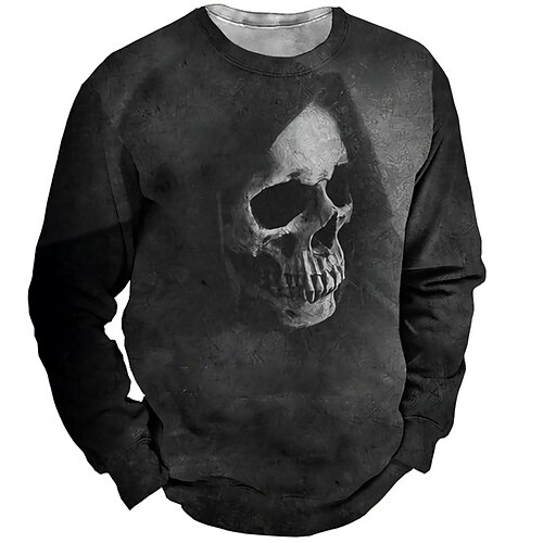 Men's Unisex Sweatshirt Pullover Skull Graphic Prints Print Daily Sports Holiday 3D Print Streetwear Designer Hoodies Sweatshirts Long Sleeve Black Blue
Men's Unisex Sweatshirt Pullover Skull Graphic Prints Print Daily Sports Holiday 3D Print Streetwear Designer Hoodies Sweatshirts Long Sleeve Black Blue