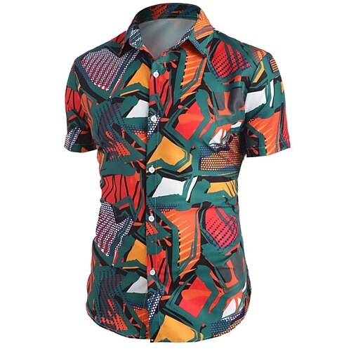Men's Shirt 3D Print Color Block Turndown Street Casual Button-Down Print Short Sleeves Tops Designer Casual Vintage Retro Orange / Summer
Men's Shirt 3D Print Color Block Turndown Street Casual Button-Down Print Short Sleeves Tops Designer Casual Vintage Retro Orange / Summer