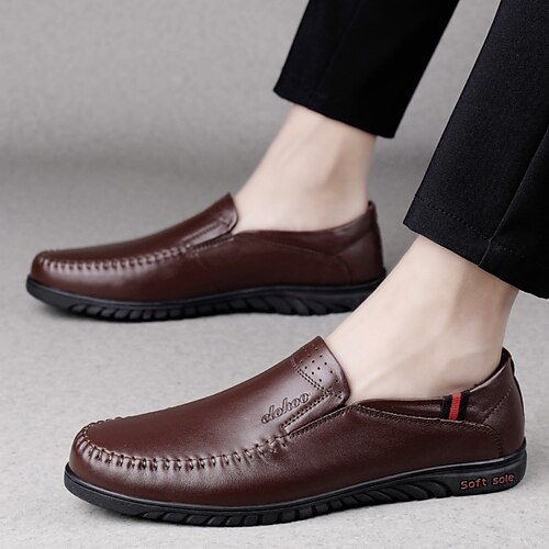 Men's Loafers Slip-Ons Casual Classic Daily Office Career PU Black Brown Spring Summer
Men's Loafers Slip-Ons Casual Classic Daily Office Career PU Black Brown Spring Summer