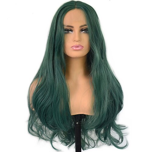 Synthetic Lace Wig Body Wave Style 16-26 inch Green Middle Part 13x4 Lace Front Wig Women's Wig Black / Dark Green / Synthetic Hair
Synthetic Lace Wig Body Wave Style 16-26 inch Green Middle Part 13x4 Lace Front Wig Women's Wig Black / Dark Green / Synthetic Hair