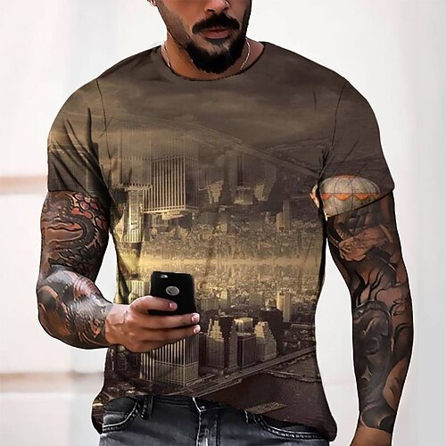 Men's T shirt Tee Tee Graphic Round Neck Yellow Short Sleeve 3D Print Casual Daily 3D Print Tops Fashion Cool Designer Comfortable / Summer / Summer
Men's T shirt Tee Tee Graphic Round Neck Yellow Short Sleeve 3D Print Casual Daily 3D Print Tops Fashion Cool Designer Comfortable / Summer / Summer