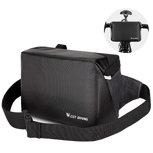 WEST BIKING 2.5 L Waist Bag / Waist pack Bike Handlebar Bag Shoulder Messenger Bag Outdoor Travel Durable Bike Bag Terylene Nylon Bicycle Bag Cycle Bag Cycling Triathlon
WEST BIKING 2.5 L Waist Bag / Waist pack Bike Handlebar Bag Shoulder Messenger Bag Outdoor Travel Durable Bike Bag Terylene Nylon Bicycle Bag Cycle Bag Cycling Triathlon