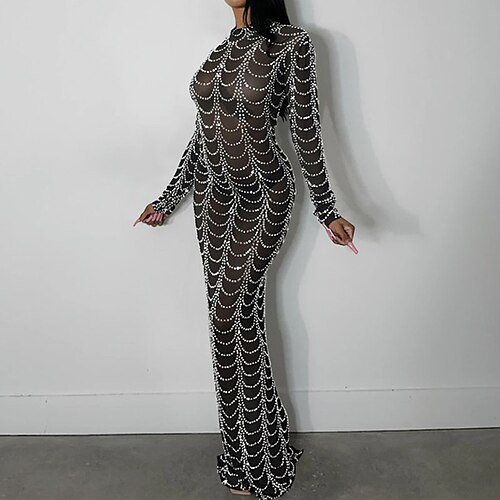 Women's Party Dress Bodycon Sheath Dress Long Dress Maxi Dress Black Gold Long Sleeve Pure Color Sequins Winter Fall Stand Collar Hot Party Winter Dress Fall Dress Slim 2022 S M L XL XXL
Women's Party Dress Bodycon Sheath Dress Long Dress Maxi Dress Black Gold Long Sleeve Pure Color Sequins Winter Fall Stand Collar Hot Party Winter Dress Fall Dress Slim 2022 S M L XL XXL