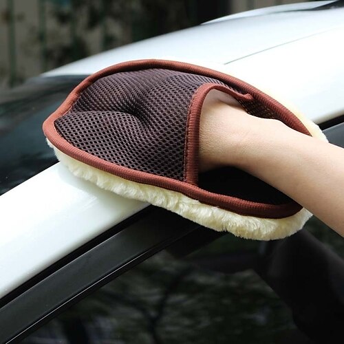 Car Care Cleaning Brushes Polishing Mitt Brush Super Clean Wool Car Wash Glove Car Wash Sponge Waxing Gloves 2517CM(107inches)
Car Care Cleaning Brushes Polishing Mitt Brush Super Clean Wool Car Wash Glove Car Wash Sponge Waxing Gloves 2517CM(107inches)