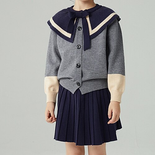 Kids Girls' Clothing Set 2 Pieces Long Sleeve Gray Solid Color Daily Preppy Style 3-8 Years
Kids Girls' Clothing Set 2 Pieces Long Sleeve Gray Solid Color Daily Preppy Style 3-8 Years