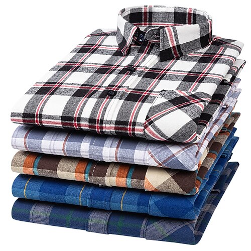 Men's Dress Shirt Plaid Check Shirt Graphic Prints Square Neck Casual Daily Long Sleeve collared shirts Clothing Apparel Designer
Men's Dress Shirt Plaid Check Shirt Graphic Prints Square Neck Casual Daily Long Sleeve collared shirts Clothing Apparel Designer