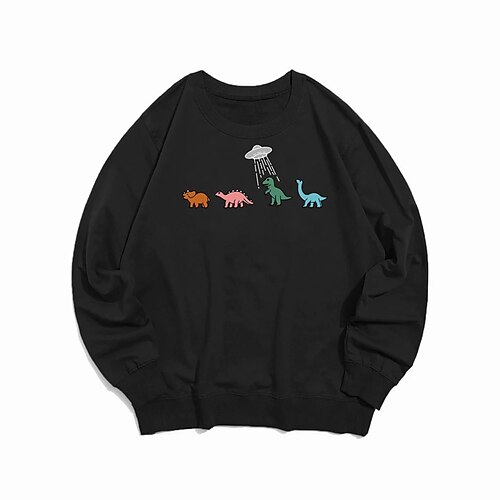Men's Sweatshirt Pullover Graphic Dinosaur Print Daily Holiday Going out Hot Stamping Streetwear Casual Hoodies Sweatshirts Long Sleeve Light Khaki. White
Men's Sweatshirt Pullover Graphic Dinosaur Print Daily Holiday Going out Hot Stamping Streetwear Casual Hoodies Sweatshirts Long Sleeve Light Khaki. White