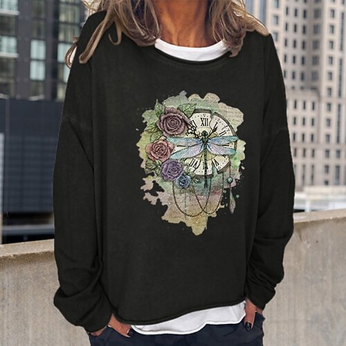 Women's Sweatshirt Pullover Active Streetwear Print Black Blue Khaki Animal Floral Daily Round Neck Long Sleeve S M L XL XXL
Women's Sweatshirt Pullover Active Streetwear Print Black Blue Khaki Animal Floral Daily Round Neck Long Sleeve S M L XL XXL