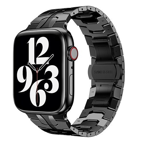 1PC Smart Watch Band Compatible with Apple iWatch Series 8 7 6 5 4 3 2 1 SE Metal Band for iWatch Smartwatch Strap Wristband Stainless Steel Luxury Adjustable Breathable
1PC Smart Watch Band Compatible with Apple iWatch Series 8 7 6 5 4 3 2 1 SE Metal Band for iWatch Smartwatch Strap Wristband Stainless Steel Luxury Adjustable Breathable